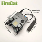 Sotac Full Metal DBAL-A2 Red Green Laser Sight Advance 2 Visible / IR Dual Beam Aiming PEQ-15 Otal Infrared Laser Light Airsoft