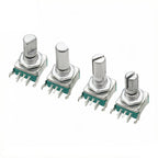 5PCS EC11 Rotary Encoder 5‑Pins Rotary Code Switch With Push Button 15mm / 20mm Half‑shaft Plum‑shaft