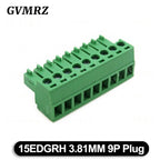 5PCS 15EDG KF15EDGRH 2x2 ~ 12PIN 3.81mm Double Layer Double row pluggable terminal block PCB welding plate Plug Pin Socket