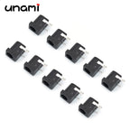 10Pcs DC Power Jack Socket Female Connector 5.5x2.1mm 3.5x1.3mm DC005 DC022 DC099 DC Plug Socket Nut Panel Mount Adapter