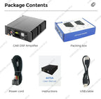 Android Radio DSP Audio Processor 4*80W Amplify Automotive Sound Modules Electronics Stereo Amplifer APP Automobiles Car Parts