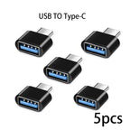 1-20 Pcs USB 3.0 to Type C Adapter OTG Converter USB-A Male to USB-C Female for Samsung Xiaomi POCO MacBook Pro Table