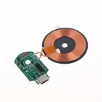 1Pcs Standard Wireless Charging TYPE-C MICRO-USB 5V 9V 15W Wireless Charger Module Transmitter PCBA Circuit Board Coil