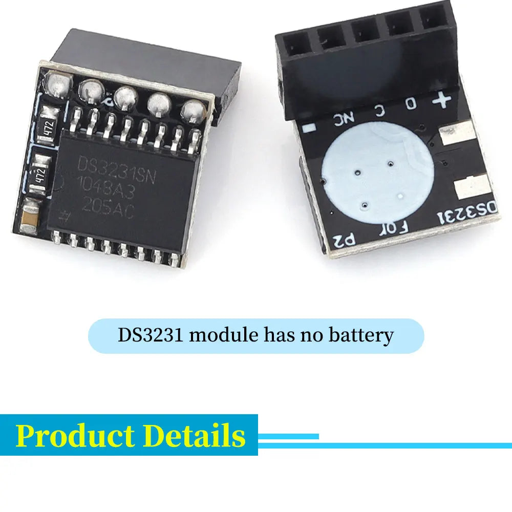1/5/10PCS DS3231 AT24C32 IIC Module Precision Clock Module DS3231SN Memory Module Real Time Module 3.3V 5V For Raspberry Pi