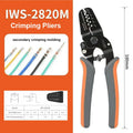 IWISS IWS-2820M Mini Micro Open Barrel Crimping Plier JAM MolexTyco JST Terminals and Connectors Mini Hand Crimper Tool