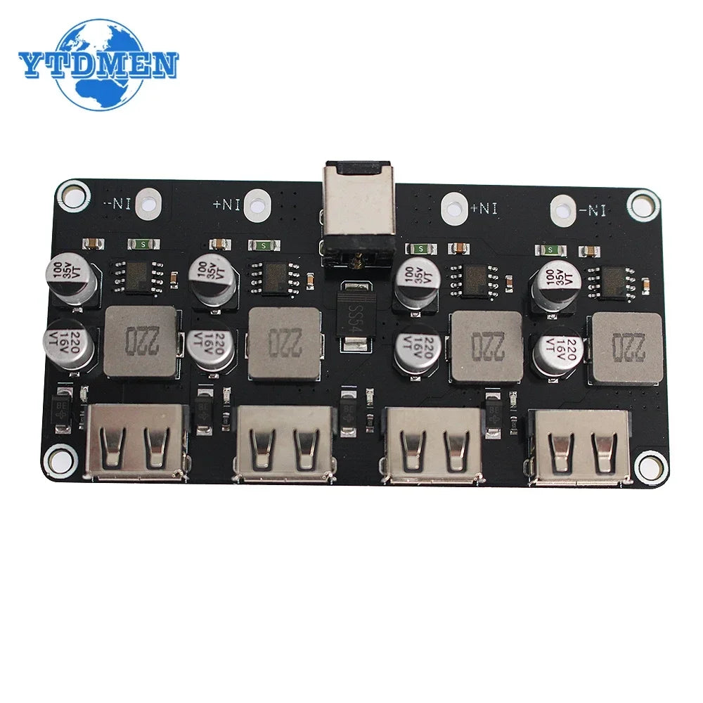 USB QC3.0 QC2.0 DC-DC Buck Converter Charging Step-Down Module 6-32V 9V 12V 24V To Fast Quick Charger Circuit Board