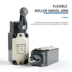 LXK3-20 Limit Switch 10A Rotary Reset Momentary Adjustable Roller Mini Electrical Power Travel Switches NO NC
