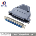 DB15 DB25 DB9 DB37 Parallel Serial Port Fmale/Male Solder Connector+Plastic Assemble Shell Cover 37 9 15PIN VGA Adapter