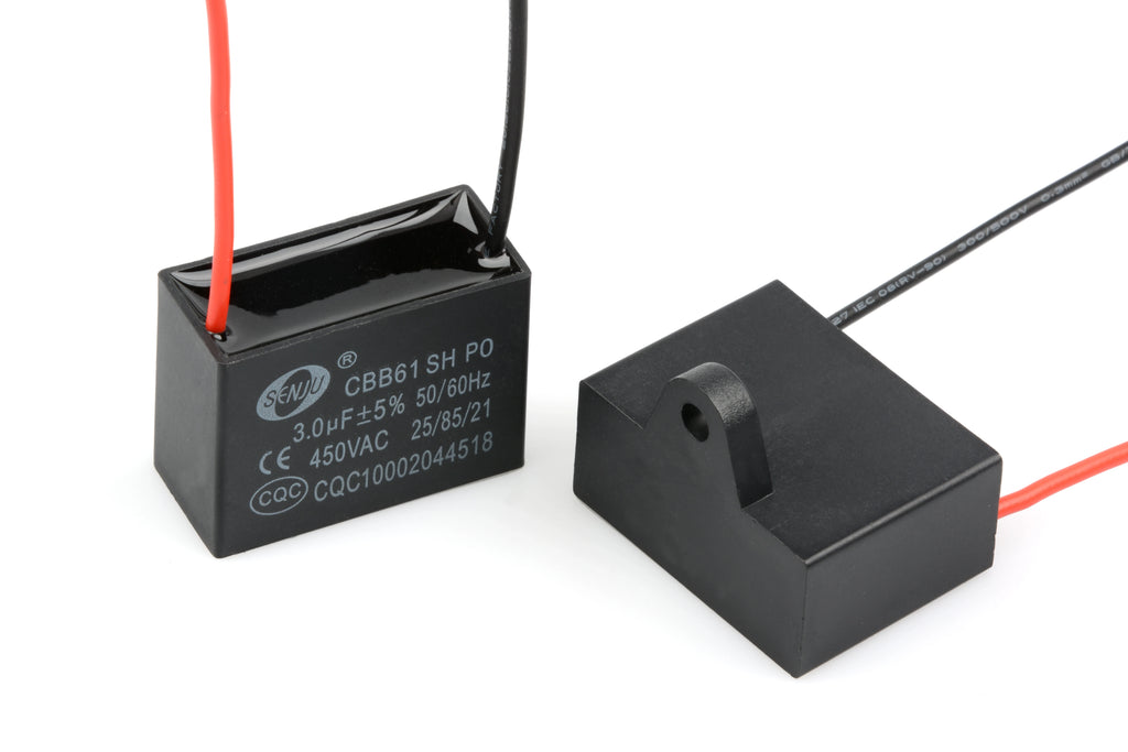 CBB61 Motor Start Capacitor 450V AC Fan Condenser1/1.2/1.5/1.8/2/2.5/3/4/5/6/8/10UF