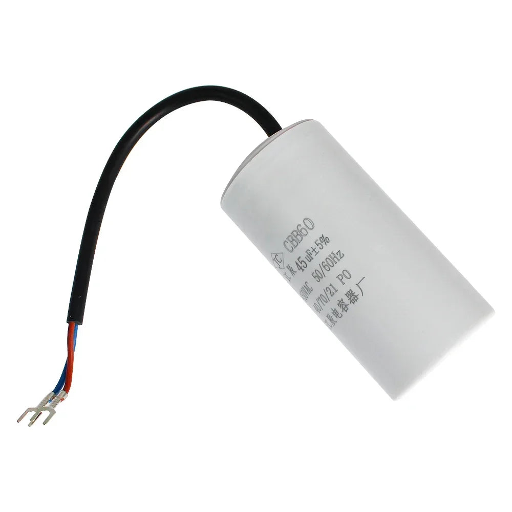 CBB60 450V Motor Run Capacitors AC Starting Capacitor 5% 3/4/5/6/8/10/12/14/15/16/18/20/25/30/40/45/50/60UF for Washing Machine