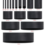 1m Waterproof Heat Shrink Tubing Kit with Adhesive - 1M 3:1 Heat Shrink Tube With Double Wall Glue Tube Diameter 1.6-50mm