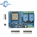 2-Channel WiFi Relay Module with for ESP32  DC5-60V Power Supply, Optocoupler Isolated, for Smart Load Control