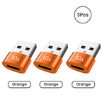 10A USB 3.0 Type-C Data Adapter Type C OTG USB C Male To USB Female Converter For Macbook Xiaomi Samsung S20 Fast OTG Connector