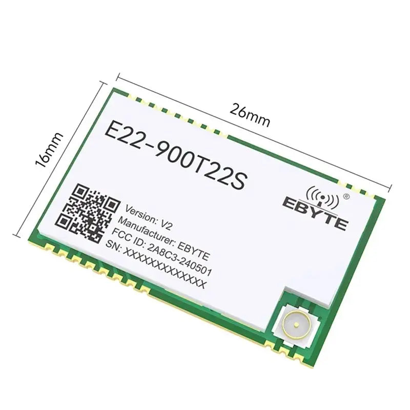 EBYTE E22-900T22S 915Mhz Lora Wireless RF Module UART SMD Transceiver 22Dbm Transmitter And Receiver RSSI Net Working