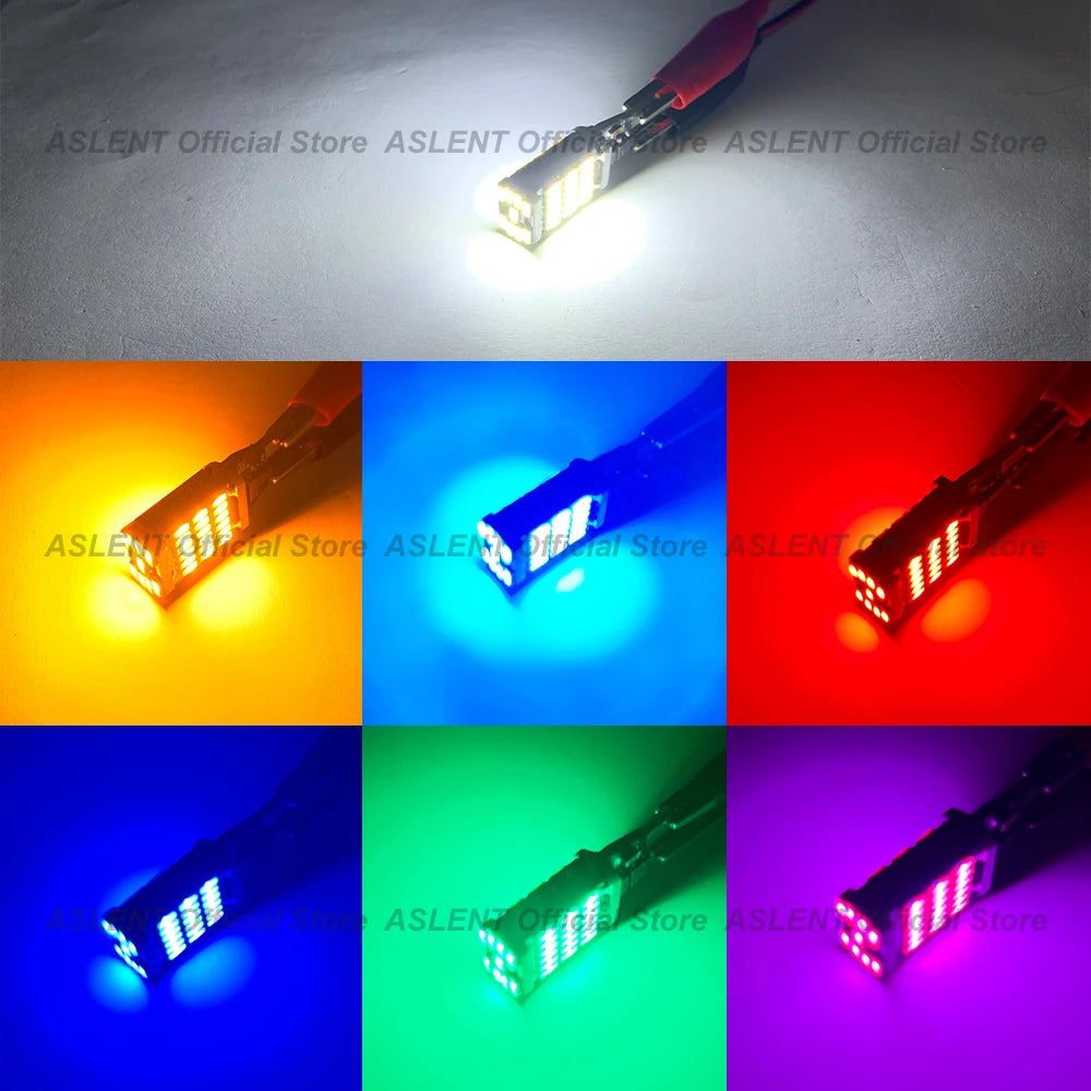 2x T15 LED W16W Bulbs Canbus OBC Error Free LED Backup Light 921 912 W16W LED Bulbs Car Reverse Lamp Xenon White 12V No Error