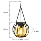 Solar Lantern Led Light Daylight Sensor Garden Lamps Lights Outdoor Waterproof 3000k Landscape Iron-art With Durable Chain Decor