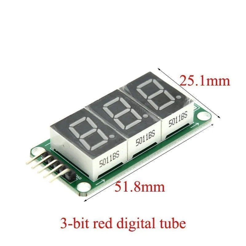Static drive 2 3 4 segment Digital Tube LED Display Module 2 Digital 74HC595 tube 100% new original