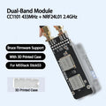 M5Stack StickS3 RF Backpack CC1101 433MHz NRF24L01+ PA LNA 2.4G Wireless Sniffer Module For Bruce OS ESP32 Penetration TestBoard