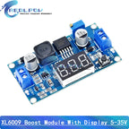 XL6009 XL6019 4A Boost Converter Step Up Adjustable 15W 5-32V to 5-50V DC-DC Power Supply Module High Performance Low Ripple