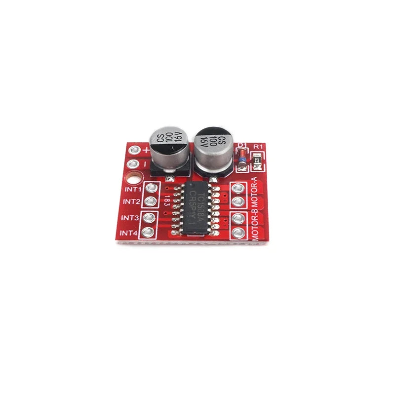 Mini L298N 2 Channel DC Motor Driver Module, Dual H-Bridge for DC Stepper Motor, 1.5A for Arduino Smart Car Robot (3/6Pcs)