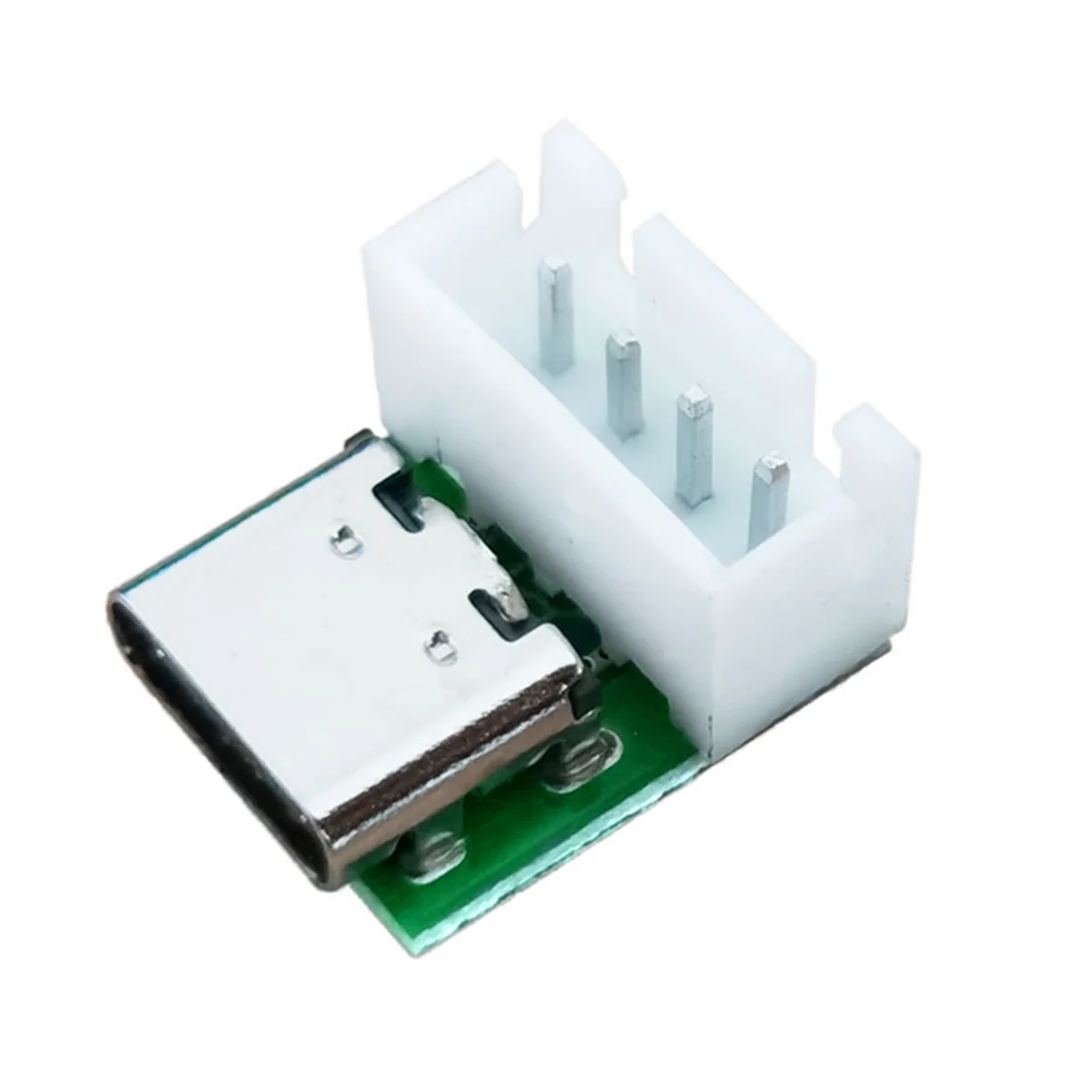 10 Pcs Female Connector USB Type C Breakout Board with PCB Converter Board for Data Line Wire Cable Transfer