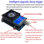 1PCS KZ35 Constant Current Electronic Load USB Type C QC2.0/3.0 AFC FCP Triggers Battery Testser Discharge Capacity Meter