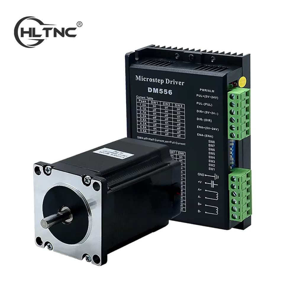 TB6600 / DM542 / DM556 Nema 23 Stepper Motor Driver  with Nema23 Stepper Motor 2N.M 76cm 57hs76 CNC Engraving Milling Machine