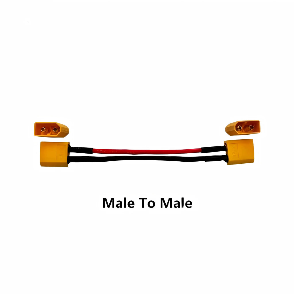 1/5/10PCS XT60 Extension Cable 14AWG 10CM Male to Male/Female to Female/Male to Female XT60 Wire for RC FPV Drone Lipo Battery