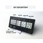 999 Days Digital Countdown Touch Screen Keys Electronic Count Down Timer Multifunctional Durable Reusable for Wedding Retirement