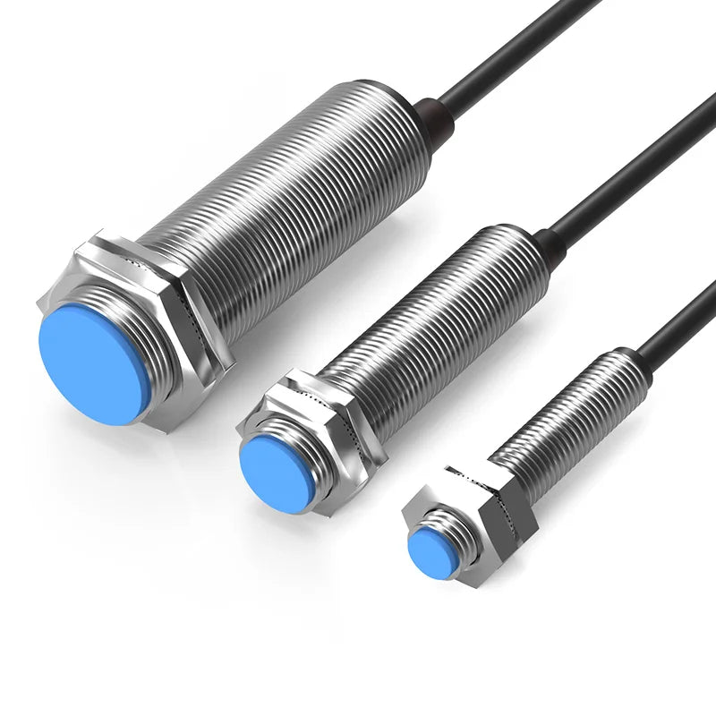 GTRIC Reed Switch Hall Effect Magnetic Proximity Sensor LG08A3 M8 Cylinder Series 5-200V AC DC Universal 2 Wires NO NC