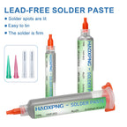 Sn99Ag0.3Cu0.7 Lead-Free Solder Paste, PCB/BGA/SMD Soldering, USB Interface Repair, Soldering, High-Quality Soldering Flux
