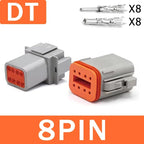 Deutsch DT/DTM/DTP/DTF Multi-Pin Waterproof Connector | 22-14AWG Sealed Plug for Heavy Duty Truck & Bus Electrical Systems