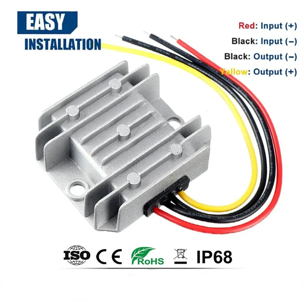 24 Volt to 12 Volt Step Down 24V to 12V 5A 8A 10A 20A Buck Module DC Converter Voltage Regulator for Cars Solar RoHS CE