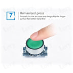 1Pcs XB2-BG21 XB2-BA31 XB2-BS54 22mm Knob Key Start Inching Power on Button Switch Self Reset Small Mushroom Head Emergency Stop