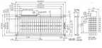 1Lot 5V 2004 LCD Module Blue/Yellow Color Big Size Dimension 20X4 HD44780 ST7066 EQV Chip Parallel 2004L Display IIC I2C Port
