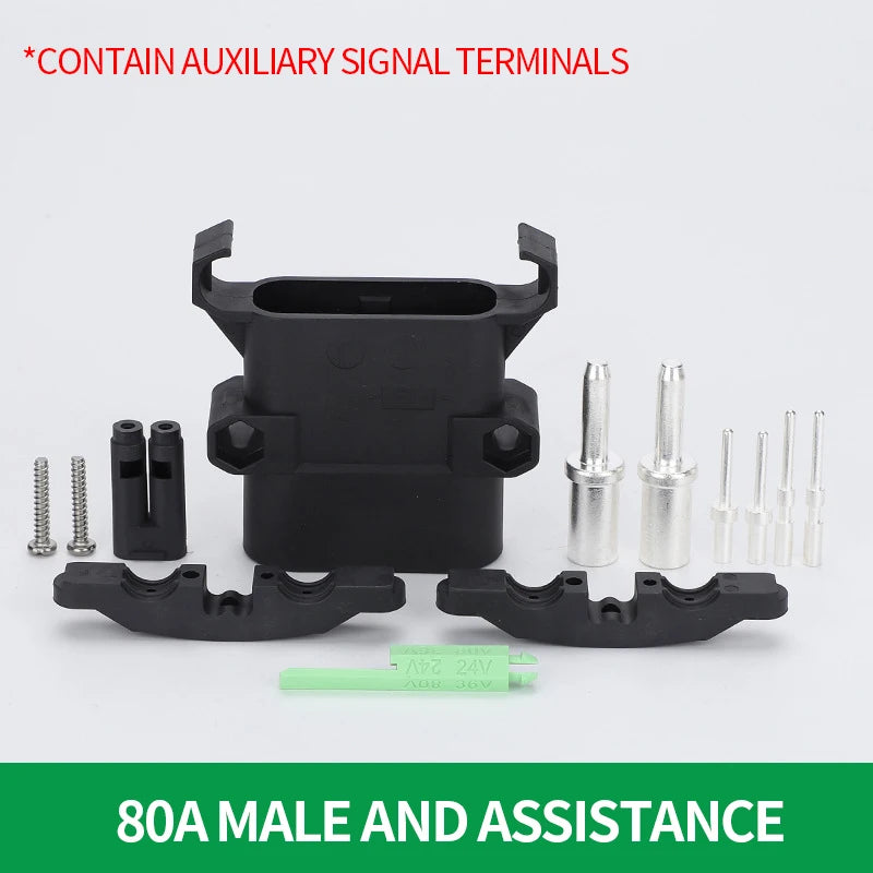 1/5/20 Sets REMA Type 80A 160A 320A Male Female Docking New Energy Industrial Electric Forklift Power Interface Connector