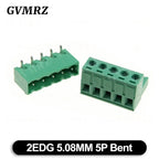 5Set/lot KF2EDGK Terminal Block Male Female 5.08 mm Plug-in Seal PCB Connector 2EDG PCB 2P 3P 4P 5P 6P 7P 8P 9P 10P 12P