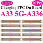 10Pcs USB Charger Charging Port FPC Connector For Samsung Galaxy A12 A22 A32 A52 A72 A02 A03 A13 A23 A33 A53 A73 Plug On Board