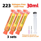 BGA Repair RMA-223 Lead-Free Halogen-Free Flux for Reflow Soldering with Low Smoke and Odor-Free Flux