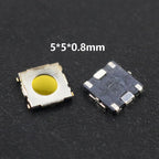 10Pcs/Lot Touch Tact Waterproof Switch Kit 4x4/5x5/4.5x4.5 SMT Micro Tactile Push Button Touch Switch 4 Pin LCD Monitor Repair ﻿