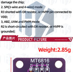 MT6816 High-Speed and High-Precision Magnetic Encoder Magnetic Induction Angle Measurement Sensor Module