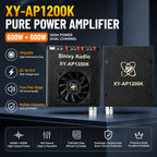 1200W 10A Pure Power Amplifier Module 2.0 600W+600W Stereo Digital Audio Amplifier TPA3255 Amplifier Chip DC 18-51V XY-AP1200K