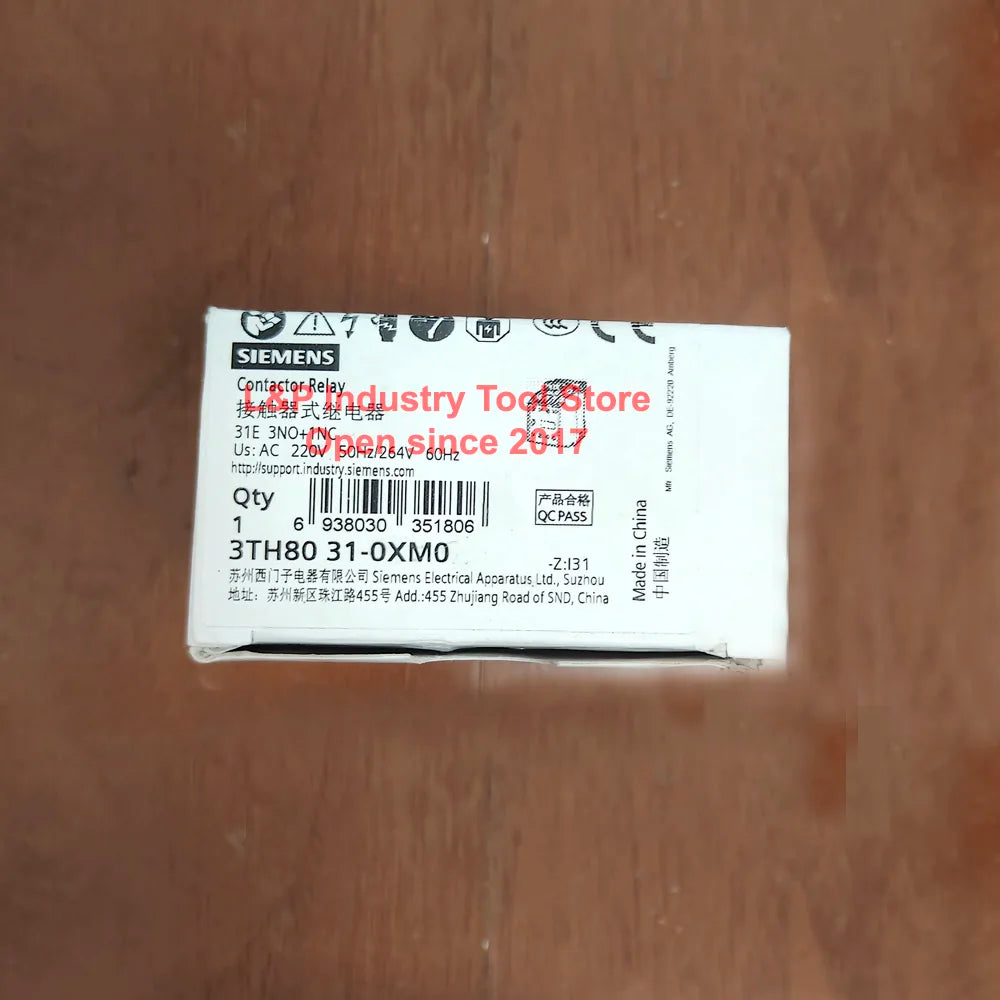 New Original SIEMENS 3TH8031-0X Contactor Relay Voltage AC24V AC36V AC110V AC220V AC380V Elevator Accessories 3TH80 31E 22E 40E