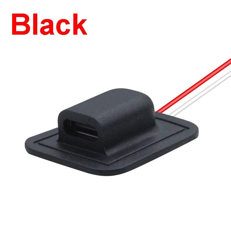 1PCS 10cm 20V 3A USB Type-C Waterproof USB Connector Direct Compression Female Base Female Socket Charging Interface