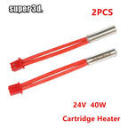 40/50W 24V Cartridge Heater High Temperature 300°C NTC100K Thermistor Heating Tube for Sprite Extruder Ender 3 S1 Pro 3D Printer