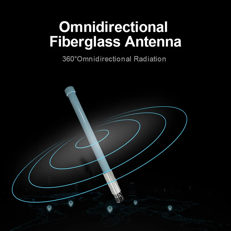Outdoor 2.4GHz 5.8GHz Wifi Antenna Dual Band N Male Fiberglass 5G Antennas Wifi Extender for Hotspot 2.4 GHz Router