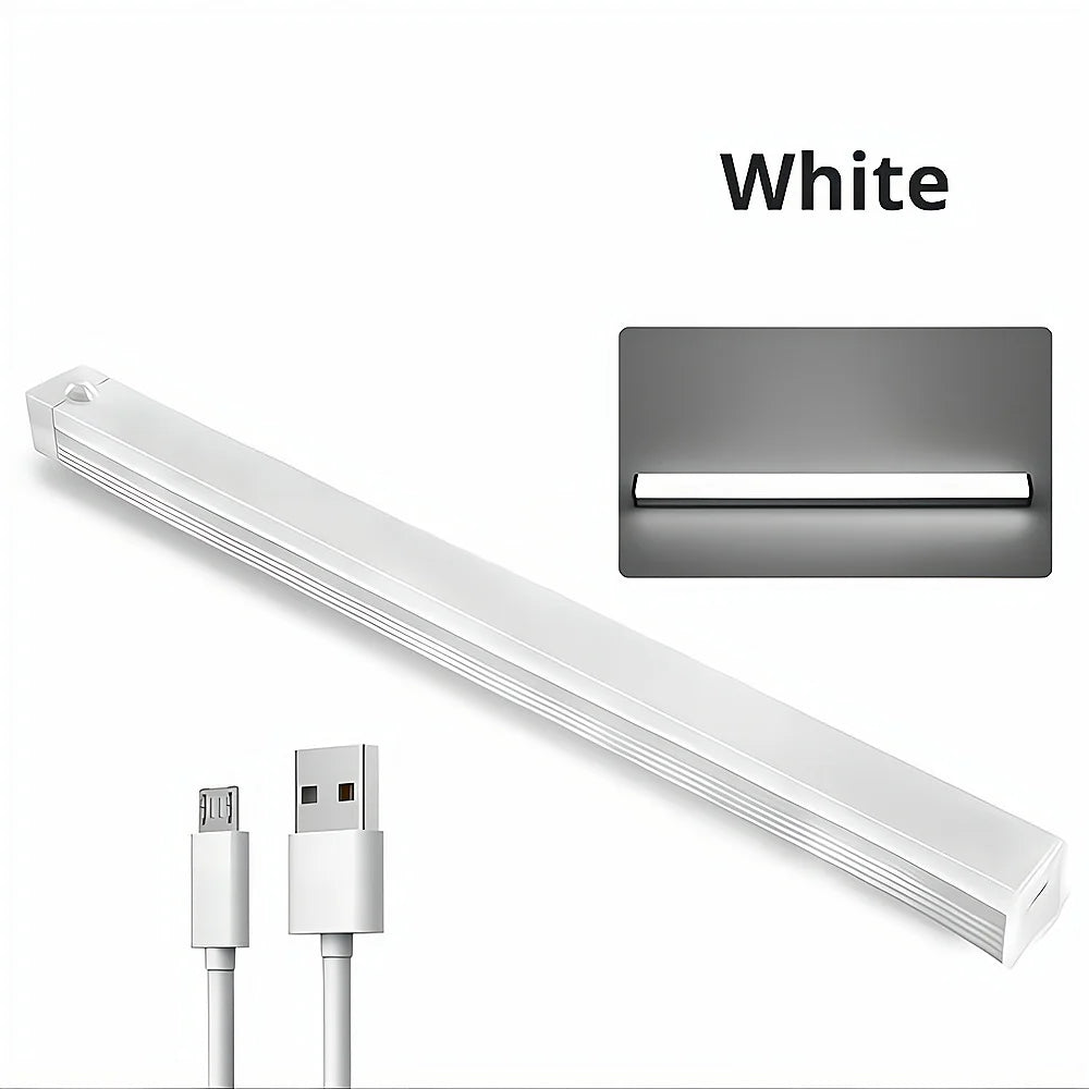 Motion Sensor Night Lights Wireless LED Lamp USB Rechargeable Magnetic For Wardrobe Room Closet Kitchen Aisle Lighting Detector