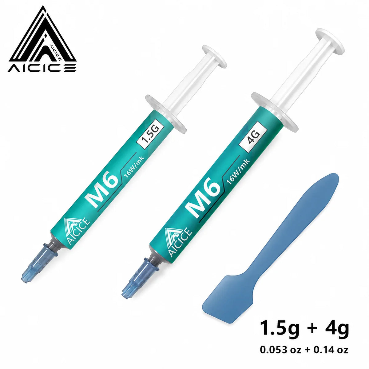 AICICE M4 M6 Performance Thermal Grease 11.8‑16W/mK Non‑Conductive Silicone Paste 1.5/4/8g For CPU GPU Laptop Desktop Heatsink