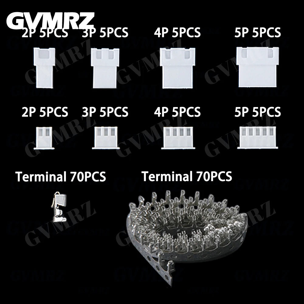 180PCS/box XH2.54 2.54mm Wire Cable Connector XH Plug Male & Female JST Aerial Docking for Battery Charging Cable DIY