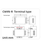 EMI filter power purifier CW7N-20/30/40/50/60/70/75A-R 380VAC 3-phase AC power supply filter Anti-interference